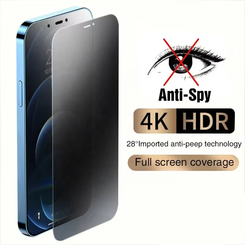 iPhone 16 Pro Full Cover Anti-Spy Screen Protector